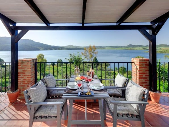 Lake views from the terrace